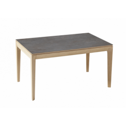 Table design bois plateau céramique hyper résistant fabriquée en France BUZZ Dasras