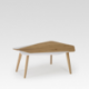 Table basse design, élégante, personnalisable en bois made in France FLO