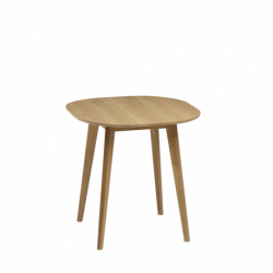 Table haute bois massif design SNACK fabriqué en France par DASRAS