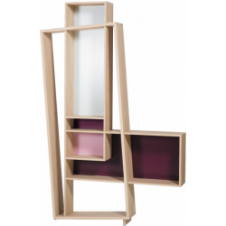 Meuble console d'entrée au design scandinave et personnalisable en bois PISA