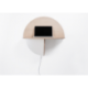 Bureau mural d'appoint et applique LED au design scandinave en bois SATURNE