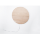Bureau mural d'appoint et applique LED au design scandinave en bois SATURNE