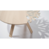 Table basse design nature en bois personnalisable CANOPÉE