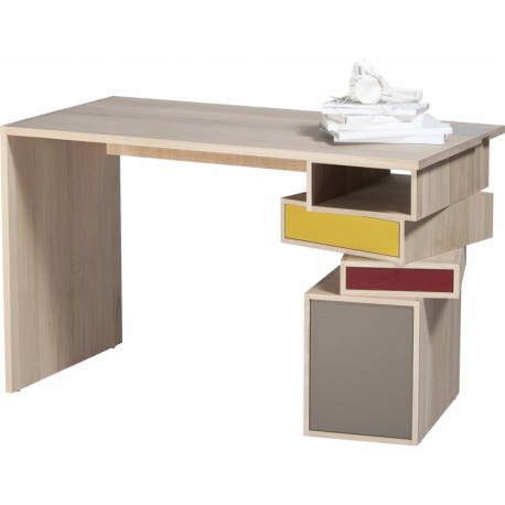 Bureau au design scandinave, sobre et ludique personnalisable EMPIL