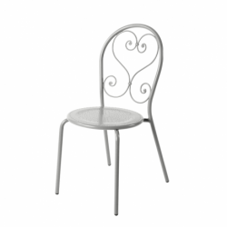 Chaise de jardin classique en fer forgé FLORÉALE