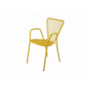 Fauteuil de jardin design métal SUNSET