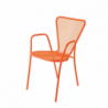 Fauteuil de jardin design métal SUNSET