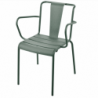 Fauteuil de jardin métal vintage empilable Paname