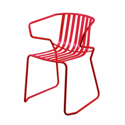 Fauteuil de jardin design métal LADY S