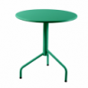 Table jardin métal rabattable ronde made in france
