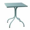 Table métal carrée