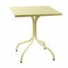 Table métal carrée