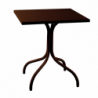 Table métal carrée