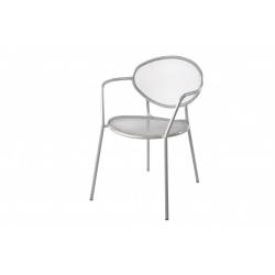 Chaise de jardin métal design et empilable SHADOW