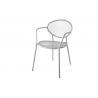 Chaise de jardin métal design et empilable SHADOW