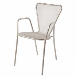 Fauteuil de jardin design métal SUNSET