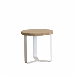 Table de nuit métal bois design Lola