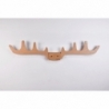 Porte-manteaux design en bois en forme de cornes de cerf Merlin Hêtre