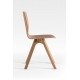 Chaise design en bois naturel de Chêne fabriquée en France CHEVRON
