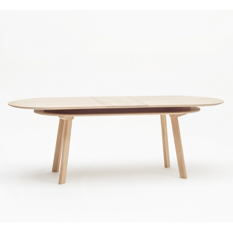 Table de repas design en chêne massif fabriquée en France PARATI