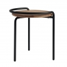 Tabouret Solitaire métal bois