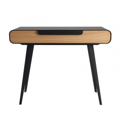 Bureau console métal bois design français KAPRISS