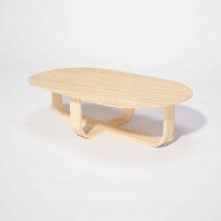 Table Basse Oblong dessus bois Luge