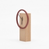 Horloge à poser design épurée en bois personnalisable CYCLOCK