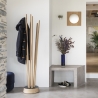 Porte-manteau design en bois de chêne français SPIRALE