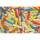 Batibloc color 100 planchettes en bois massif colorées